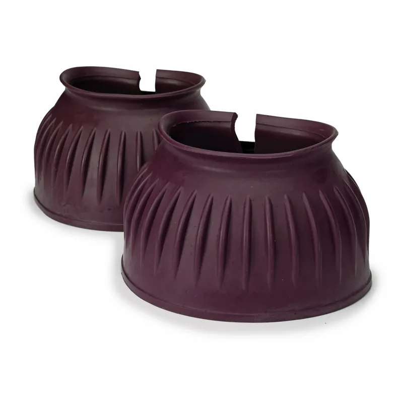 Shires ARMA Touch Close Over Reach Boots - Black Cherry-2