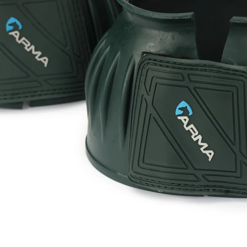 Shires ARMA Touch Close Over Reach Boots - Green-1