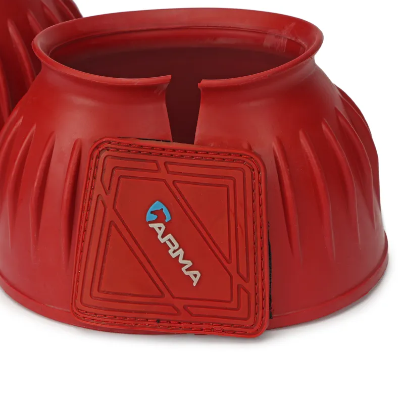 Shires ARMA Touch Close Over Reach Boots - Red-1