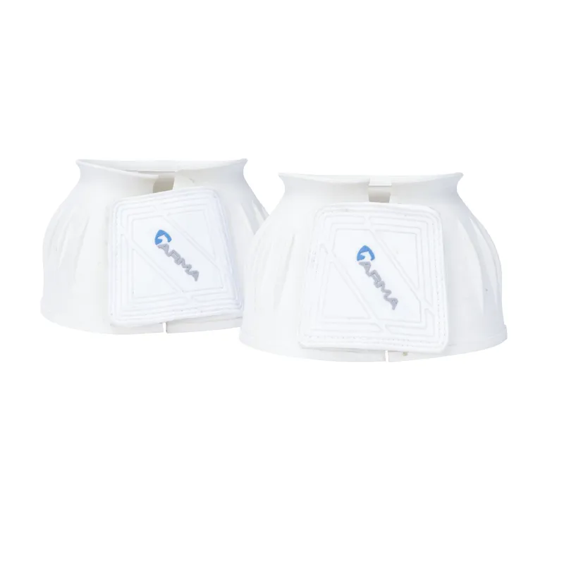 Shires ARMA Touch Close Over Reach Boots - White