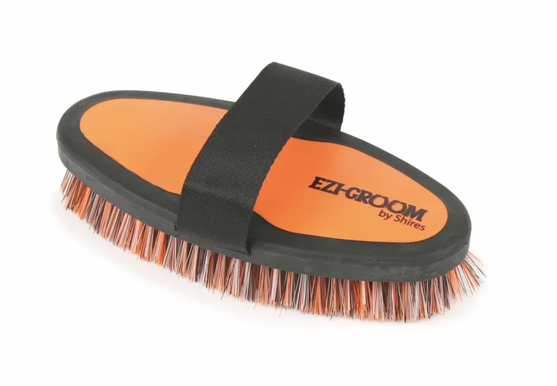Shires EZI-GROOM Grip Body Brush - Large-8