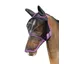Hy Equestrian Mesh Full Mask with Ears and Nose - Black/Grape/Royal