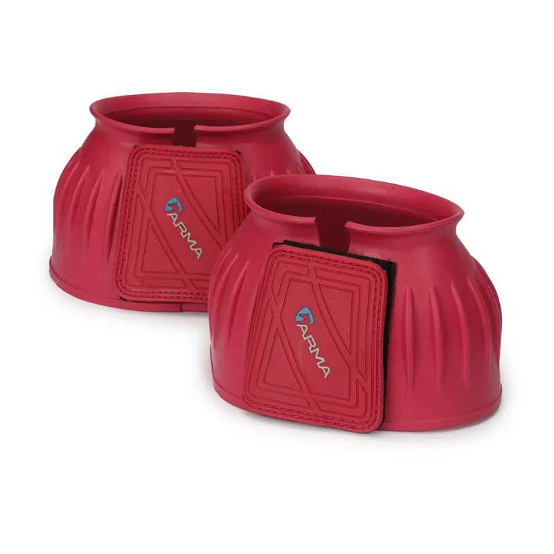 Shires ARMA Touch Close Over Reach Boots - Pink