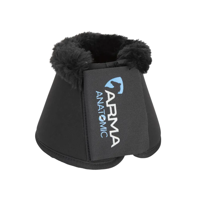 Shires ARMA SupaFleece Neoprene Over Reach Boots - Black-1