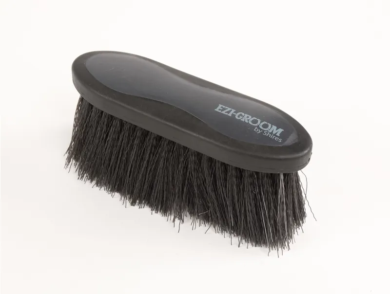 Shires EZI-GROOM Grip Long Bristle Dandy Brush-1