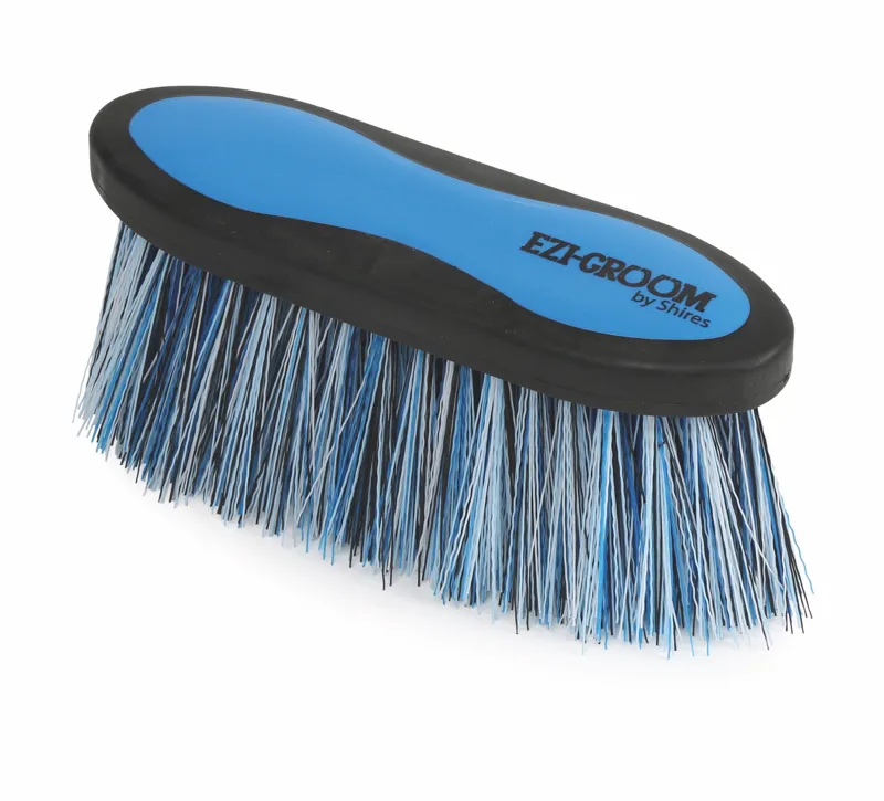 Shires EZI-GROOM Grip Long Bristle Dandy Brush-2