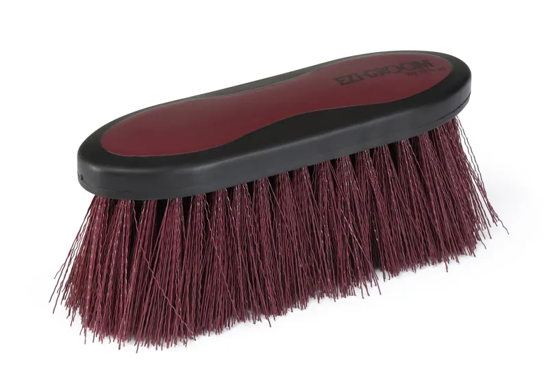 Shires EZI-GROOM Grip Long Bristle Dandy Brush-4