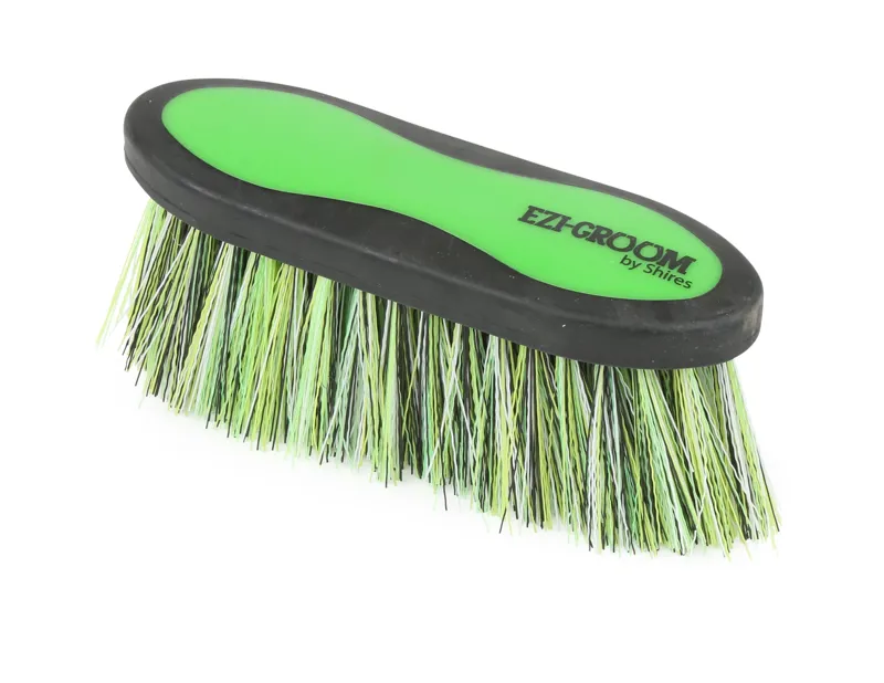 Shires EZI-GROOM Grip Long Bristle Dandy Brush-6