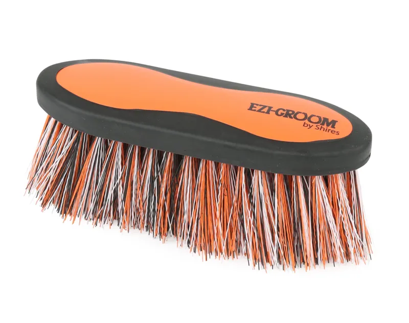 Shires EZI-GROOM Grip Long Bristle Dandy Brush-8