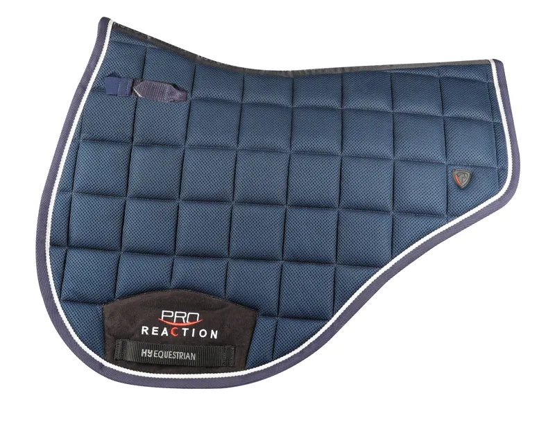 Hy Equestrian Pro Reaction 3D Mesh Saddle Pad - Navy