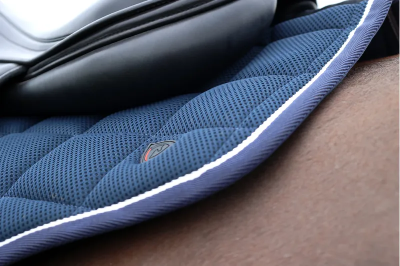 Hy Equestrian Pro Reaction 3D Mesh Saddle Pad - Navy-3