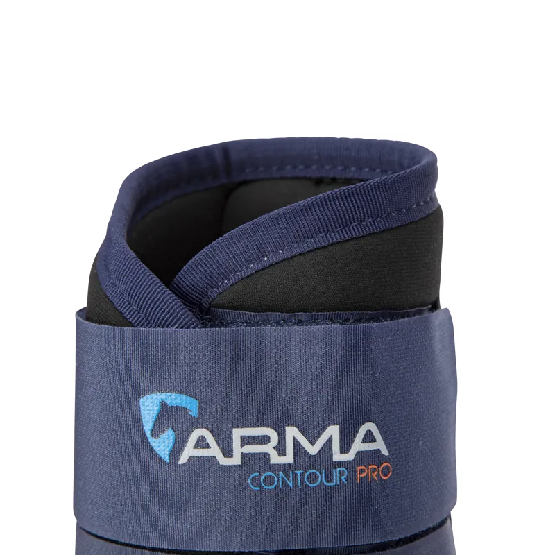 Shires ARMA Contour Pro Brushing Boots - Navy-3