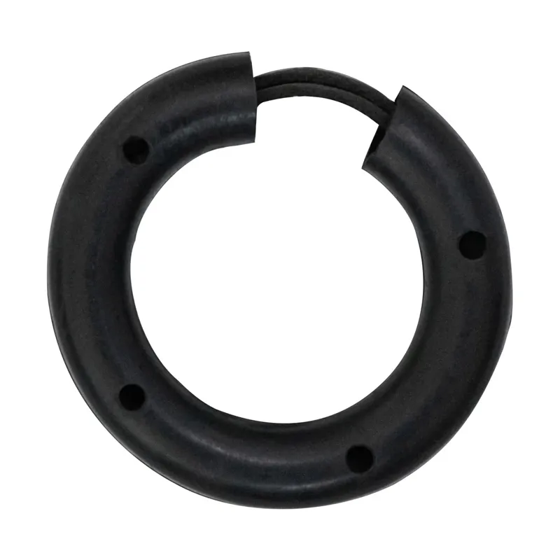 Hy Equestrian Fetlock Ring with Leather Strap - Black