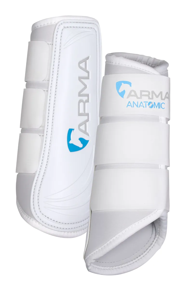 Shires ARMA Neoprene Brushing Boots - White
