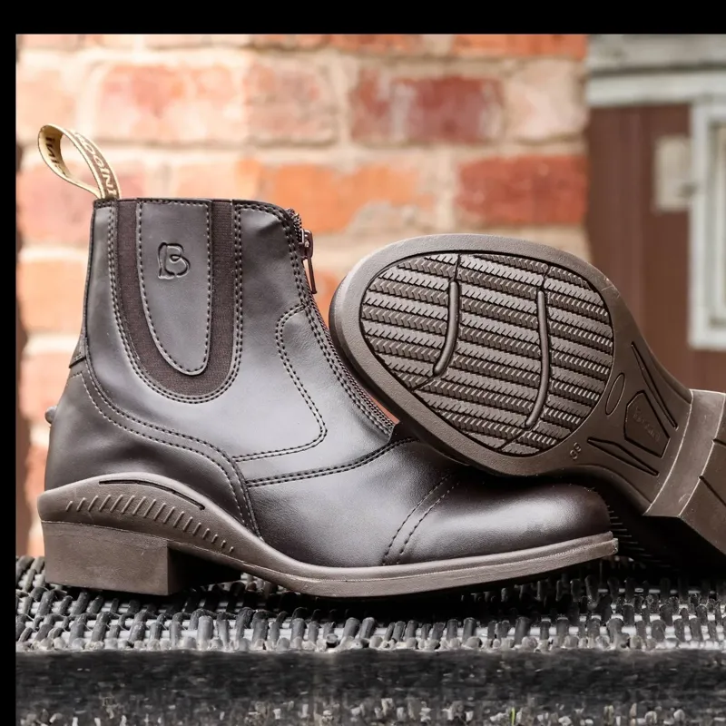 Brogini 471 Burleigh Easy-Care Sport Paddock Boots - Brown-2