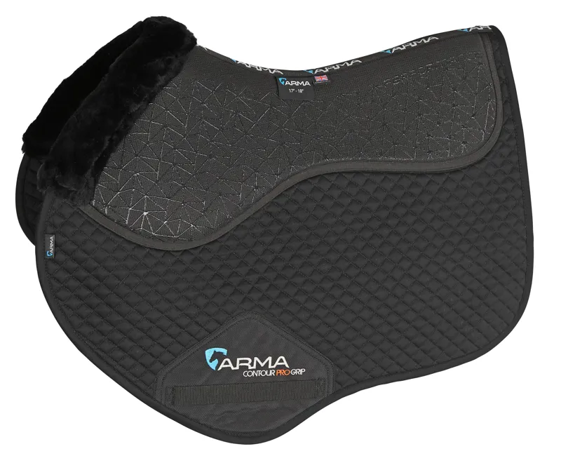 Shires ARMA Fusion Jump Saddlecloth - Black