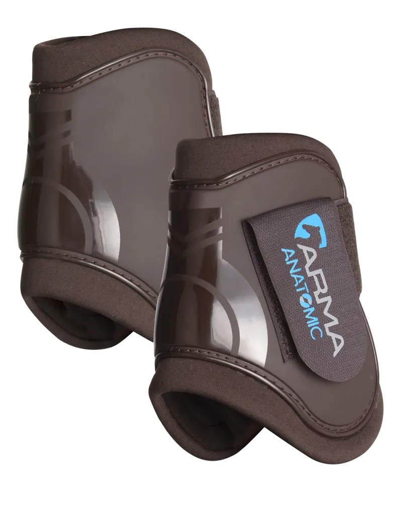 Shires ARMA Fetlock Boots - Brown/Brown