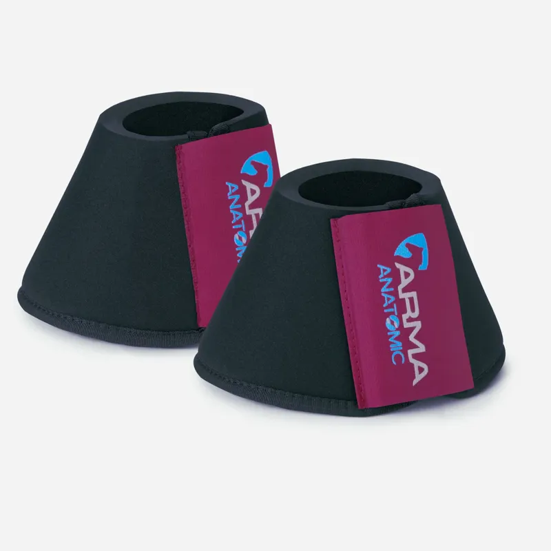 Shires ARMA Neoprene Over Reach Boots - Black Cherry