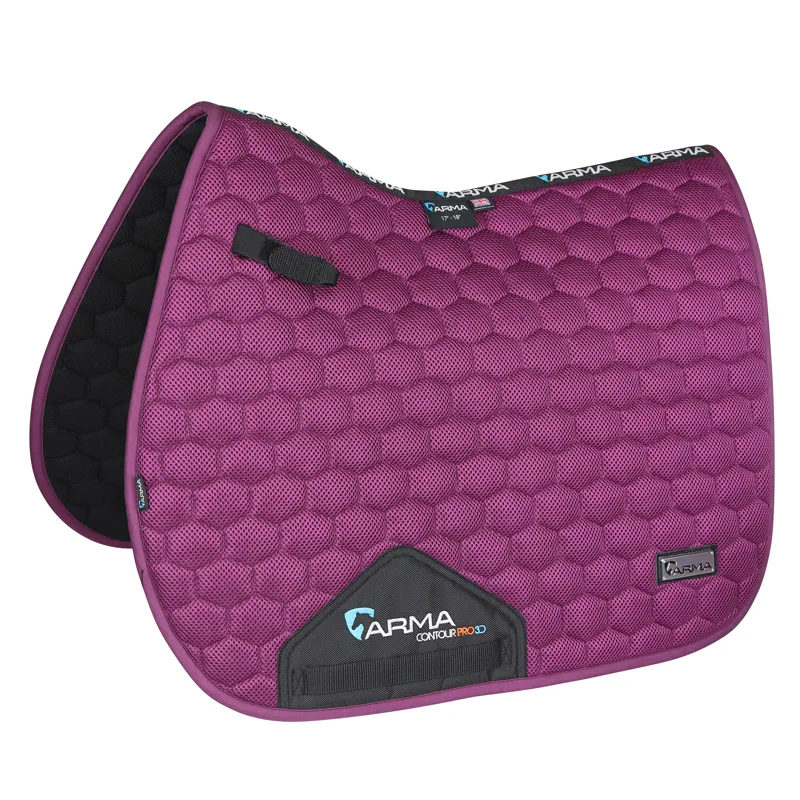 Shires ARMA 3D Mesh Saddlecloth - Plum