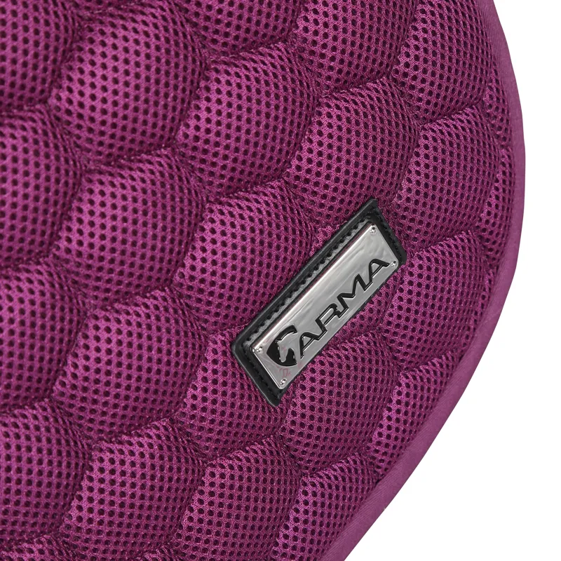 Shires ARMA 3D Mesh Saddlecloth - Plum-2