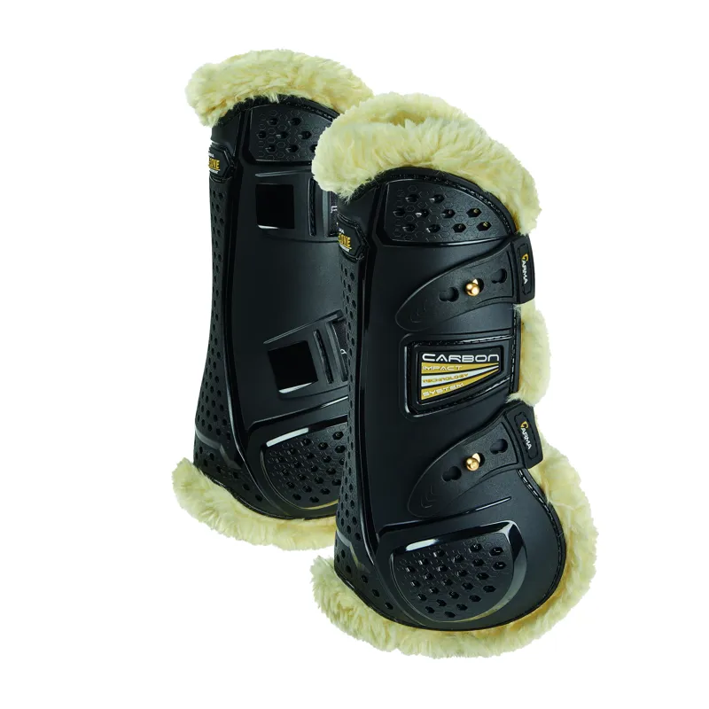 Shires ARMA OXI-ZONE Supafleece Tendon Boots - Black