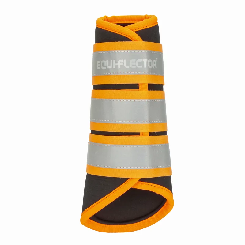 Shires ARMA EQUI-FLECTOR Brushing Boots - Orange-2