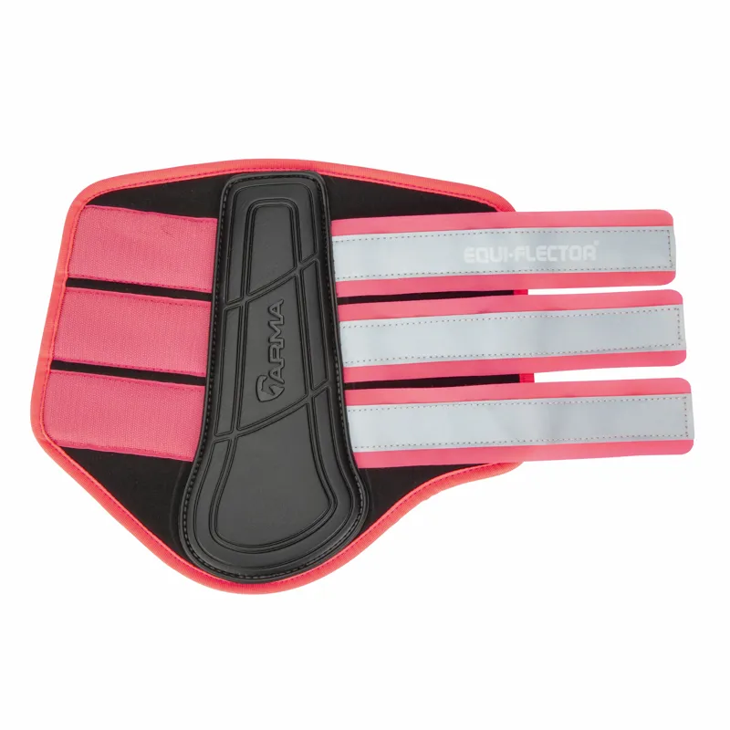 Shires ARMA EQUI-FLCTOR Brushing Boots - Pink-3
