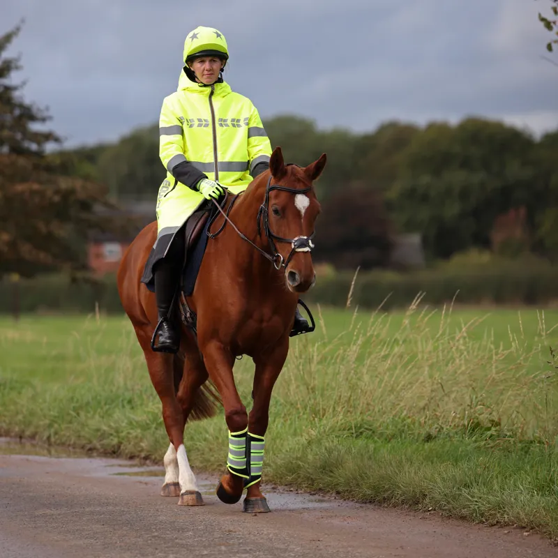 Shires ARMA EQUI-FLECTOR Brushing Boots - Yellow-6