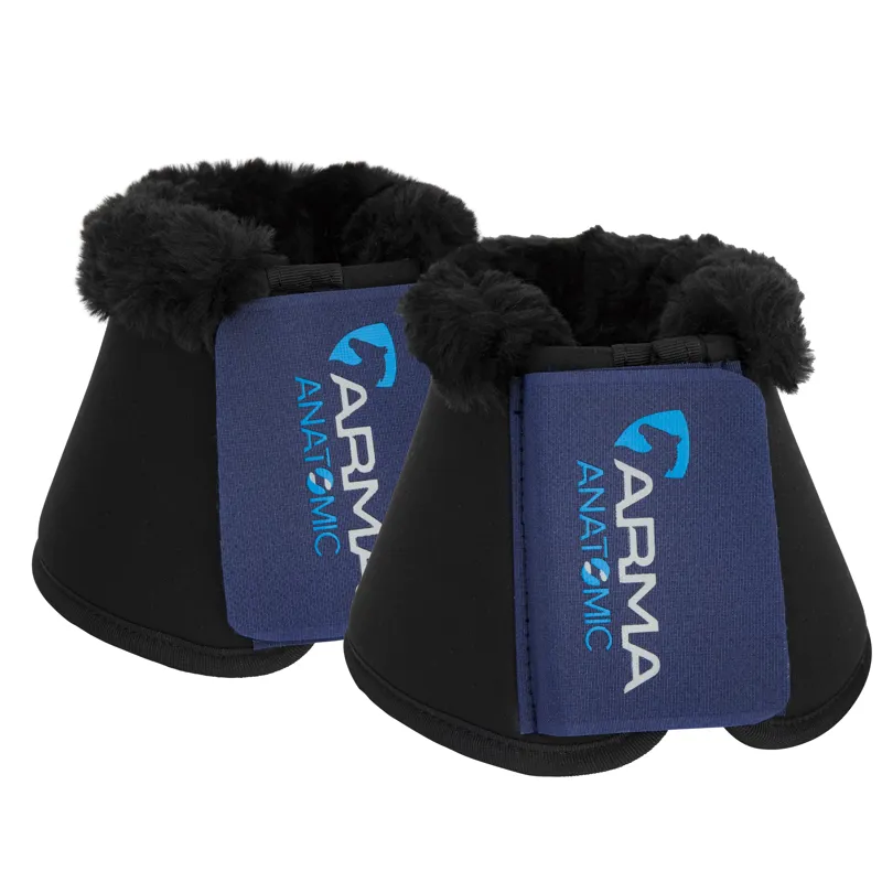 Shires ARMA SupaFleece Neoprene Over Reach Boots - Navy