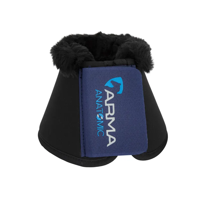 Shires ARMA SupaFleece Neoprene Over Reach Boots - Navy-1