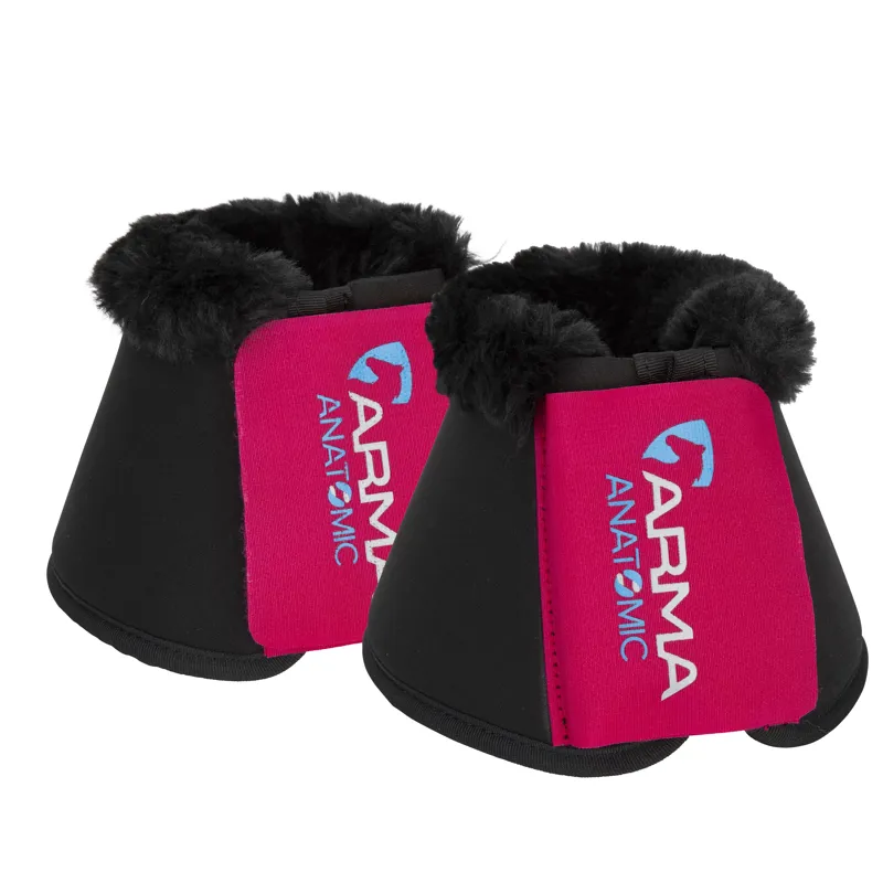 Shires ARMA SupaFleece Neoprene Over Reach Boots - Raspberry