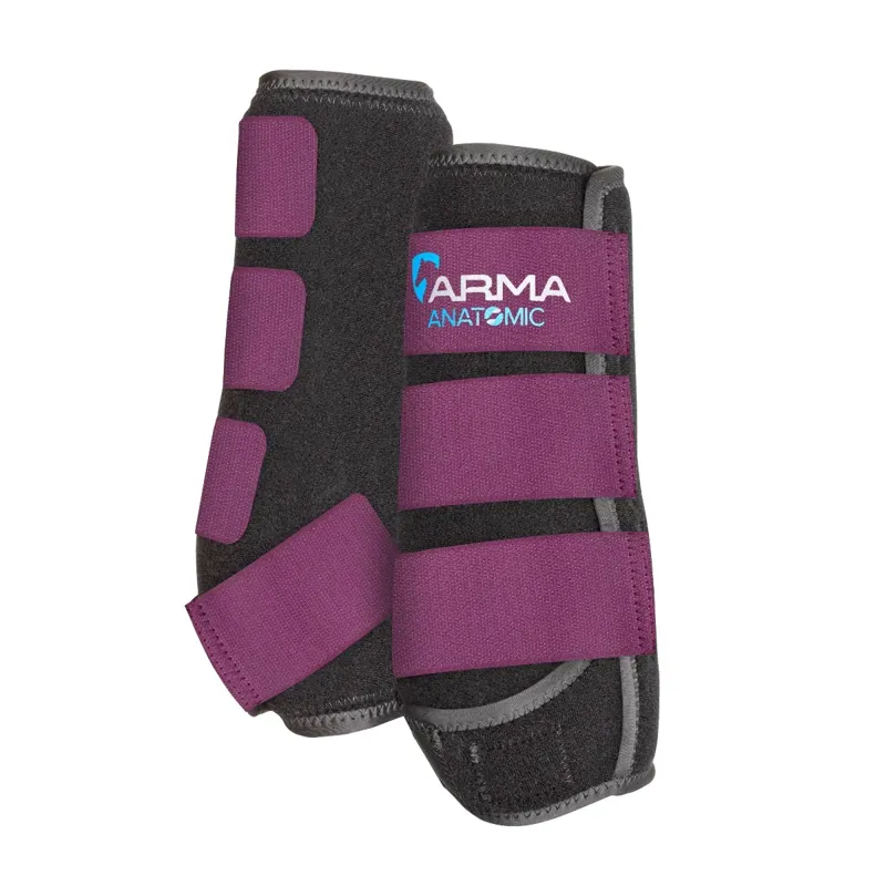 Shires ARMA Breathable Sports Boots - Plum