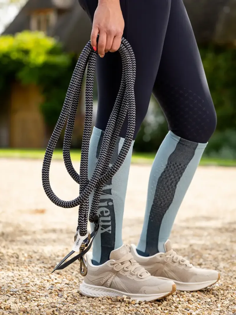 LeMieux Training Leadrope - Navy/Grey-1