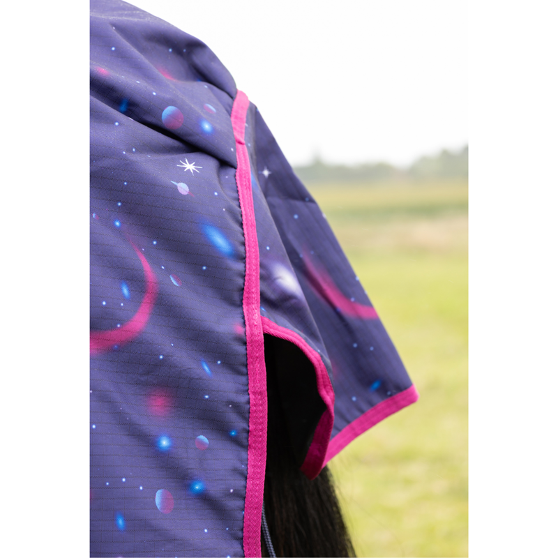 StormX Original Out Of This World 200 Combi Turnout Rug - Navy/Magenta-2