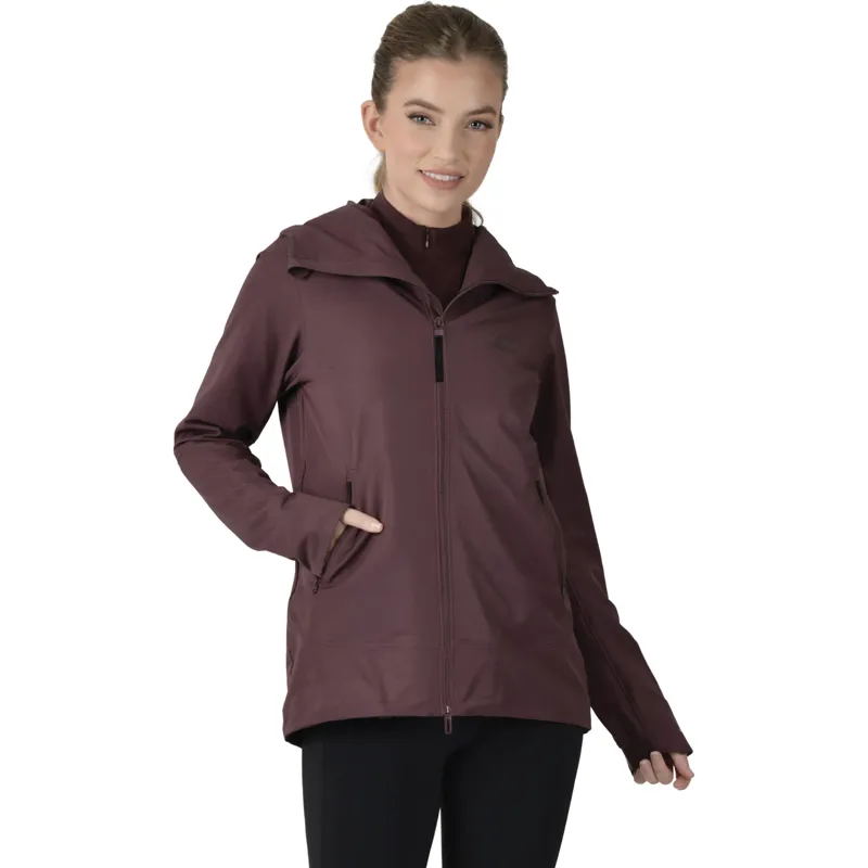 WeatherBeeta Abrasion Proof Stretch Riding Ladies Jacket - Mulberry