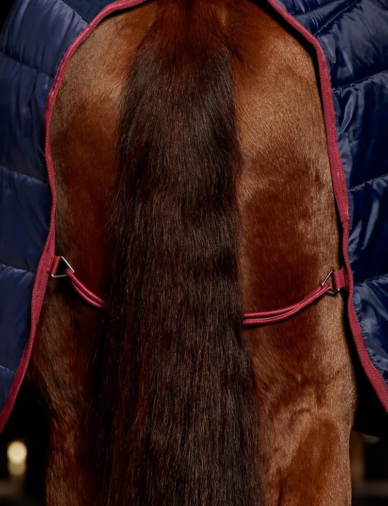 WeatherBeeta ComFiTec 210D Channel Quilt Stable Combo Neck 220g - Navy/Burgundy-4