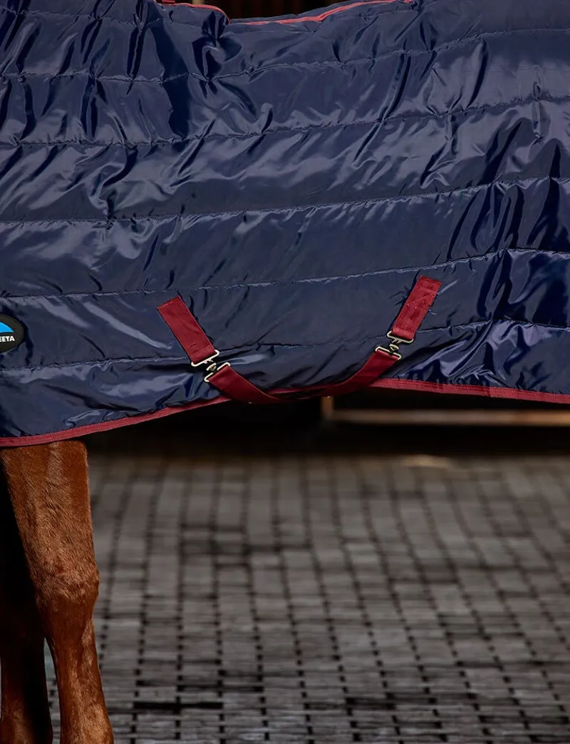 WeatherBeeta ComFiTec 210D Channel Quilt Stable Combo Neck 220g - Navy/Burgundy-5