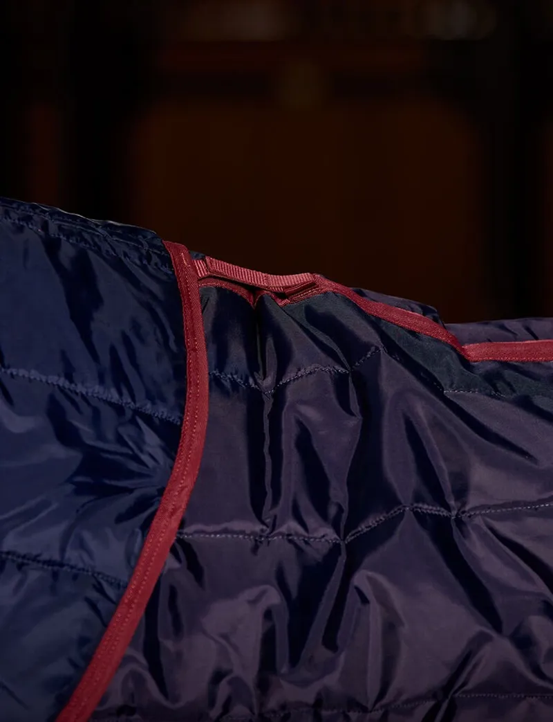 WeatherBeeta ComFiTec 210D Channel Quilt Stable Combo Neck 100g - Navy/Burgundy-6