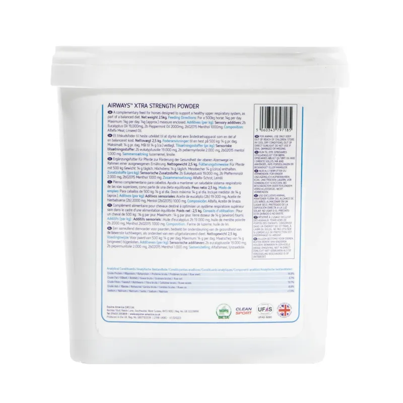Equine America Airways Xtra Strength Respiratory Support Powder-3