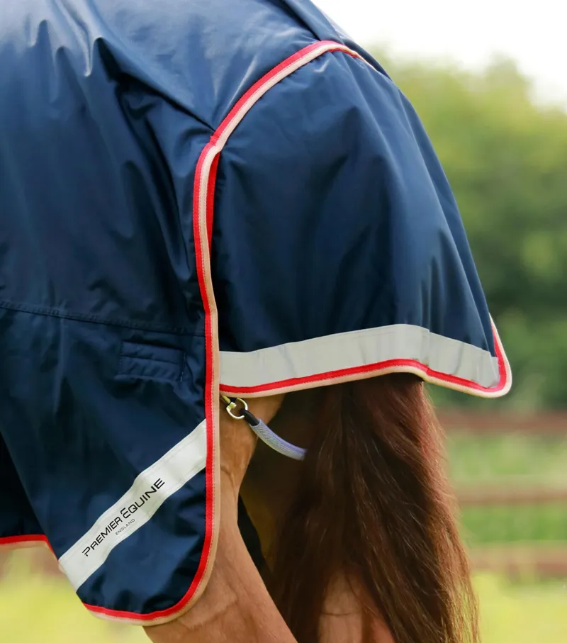 Premier Equine Buster Storm 200g Combo Turnout Rug with Snug-Fit Neck - Navy-5