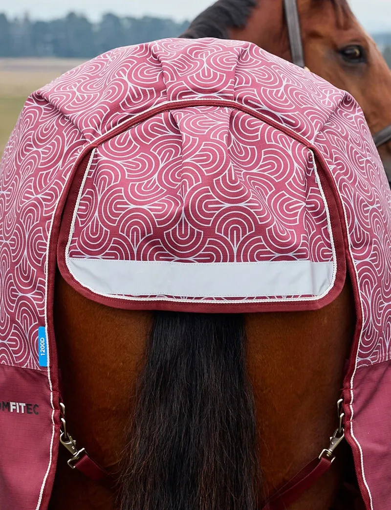 WeatherBeeta Comfitec Limited Edition 220g Turnout Rug - Bit Print-4