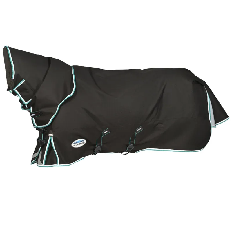 WeatherBeeta ComFiTec Ultra Comfi Detach-A-Neck 220g Turnout Rug - Charcoal-1