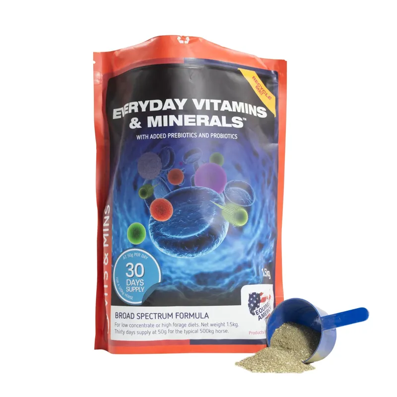 Equine America Everyday Vitamins and Minerals Powder Supplement 