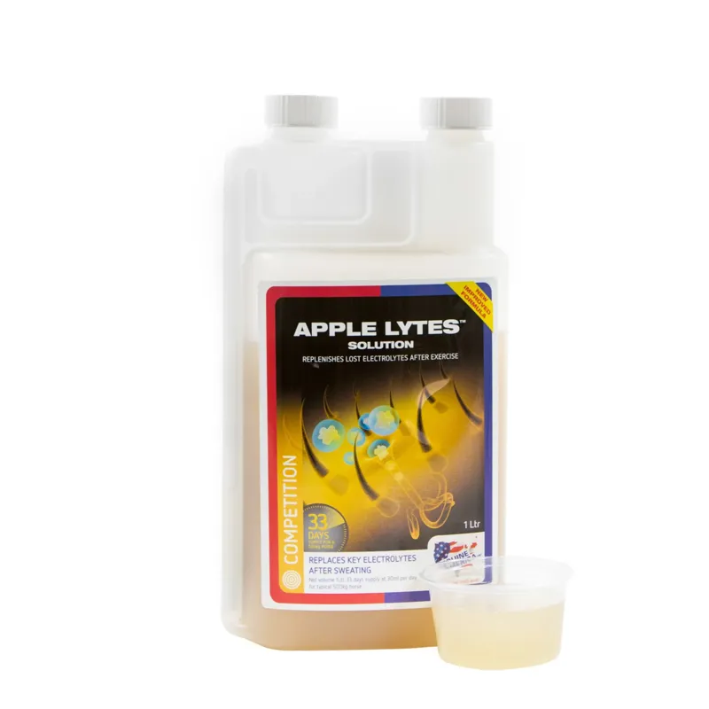 Equine America Apple Lytes Solution Rehydration supplement 