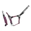Cameo Rope Leather Headcollar with Leadrope - Deep Purple