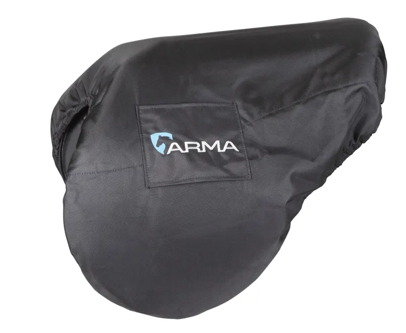 Shires ARMA Waterproof Lined Saddle Cover - Black