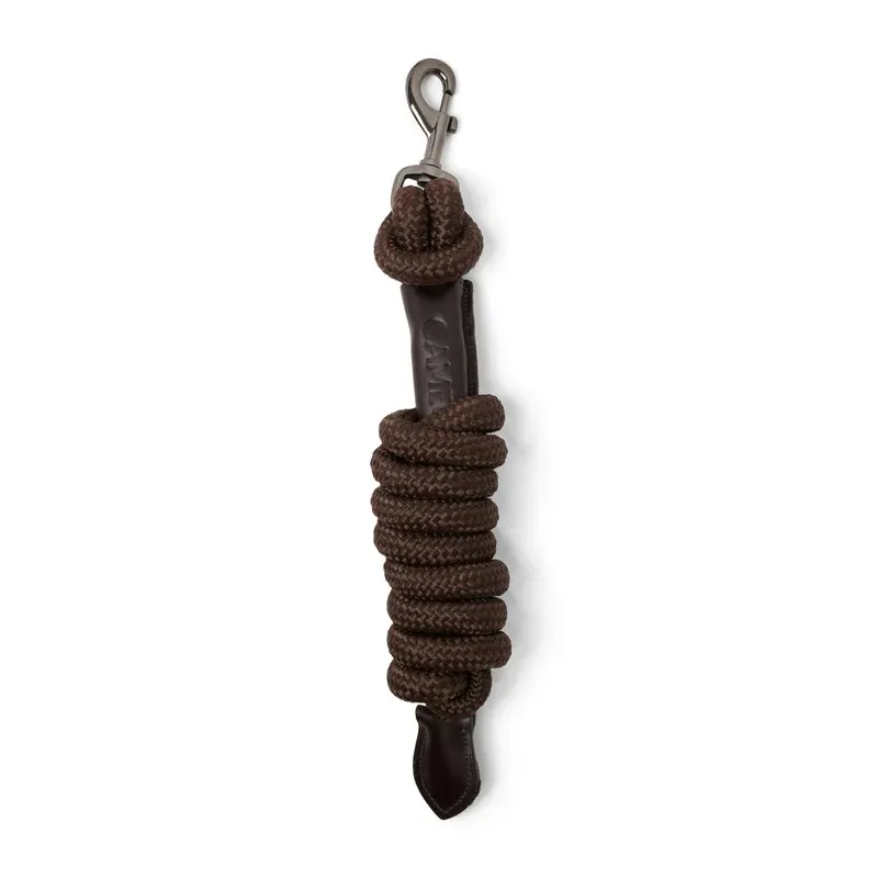 Cameo Competition Leather Leadrope - Brown
