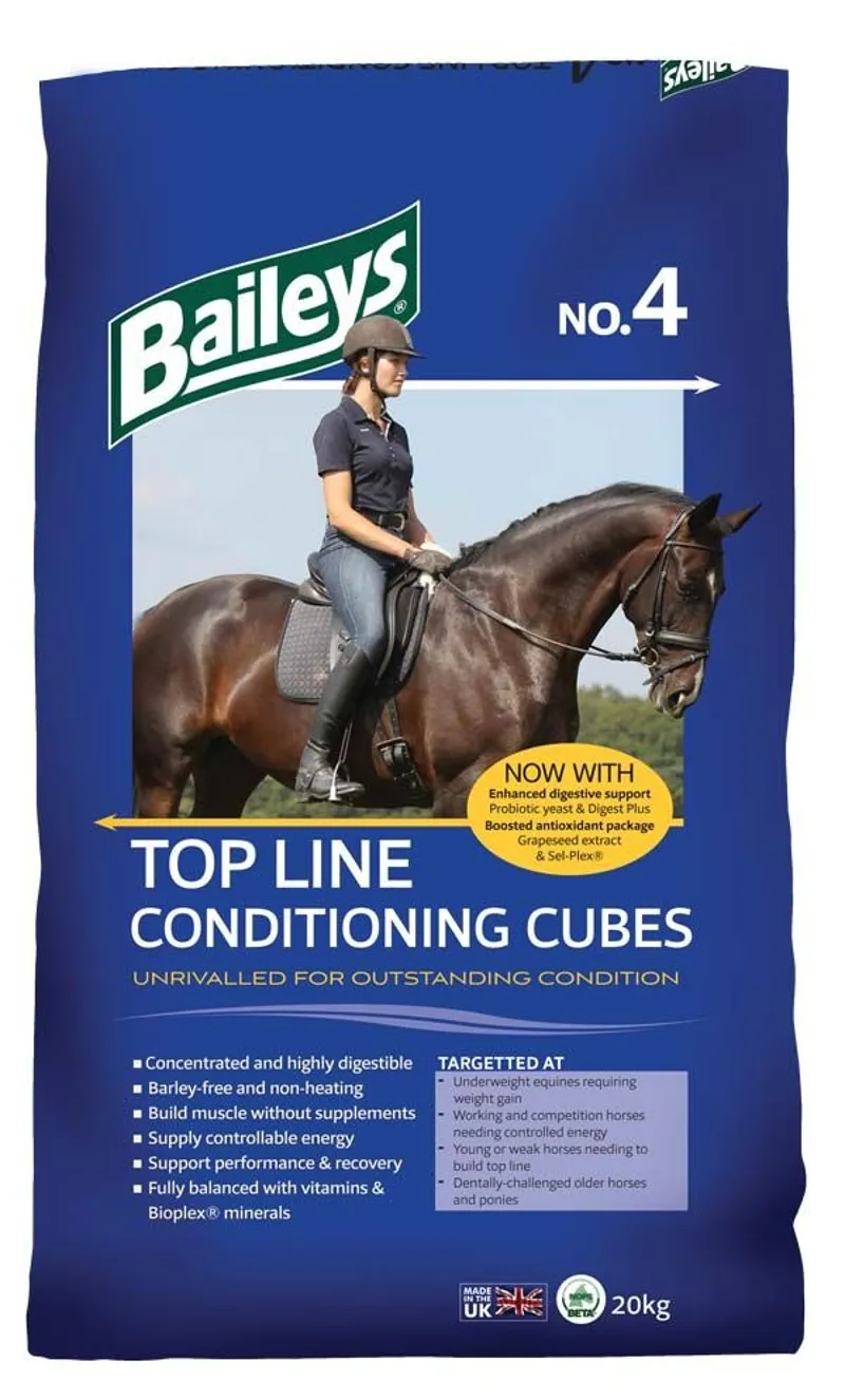 Baileys No 04 TopLine Conditioning Cubes Horse Feed - 20kg