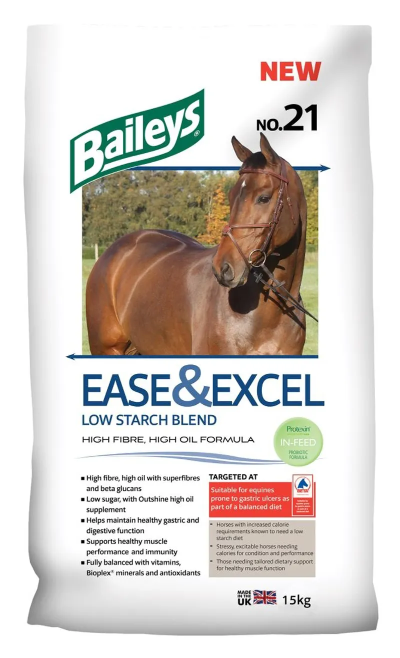 Baileys No 21 Ease and Excel Mix Horse Feed - 15kg