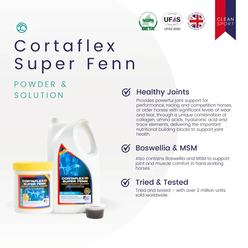 Equine America Cortaflex HA Super Fenn Cartilage Support Powder Supplement -1